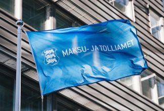 Maksu- ja Tolliameti lipp